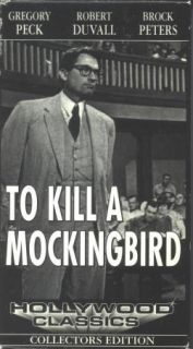 To Kill a Mockingbird   VHS classic Movie tape   Gregory Peck, Robert 