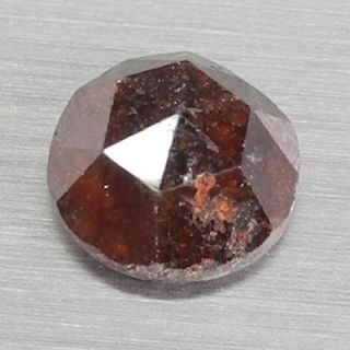 49cts Deep Red Rose Cut Round Natural Loose Diamond