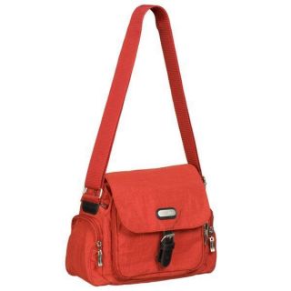 BAGGALLINI Around Town Bagg Shoulder Crossbody Bag Purse TOMATO RED 