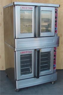    DOUBLE STACK NATURAL GAS COMMERCIAL BAKING BAKERY CONVECTION OVEN
