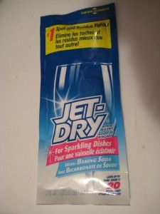 Jet Dry Dishwasher Rinse Agent 2 FL oz Pack Baking Soda