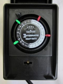 Intermatic P1121 Heavy Duty Outdoor Timer 15 Amp Black