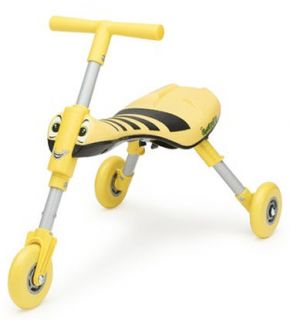 Quicksmart Scuttle Bug 3 Wheel Toddler Ride on Bumble Bee or Lady Bug 