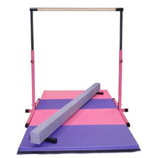   Horizontal Bar   8ft Purple Balance Beam   8ft Gymnastics Folding Mat