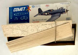 Vought F4U 1 Corsair Flying Balsa Wood Scale Model Plane Construction 