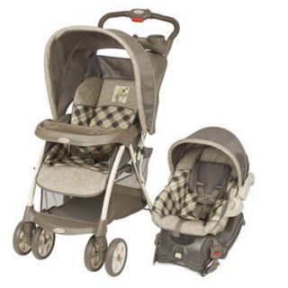 Baby Travel System Jungle Friends Stroller w Car Seat