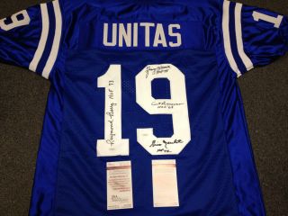   Donovan Berry Moore Autographed Baltimore Colts Jersey JSA