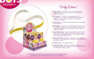Diet Dots with Acai as Seen on TV 24 Count Burn Fat Lose Weight Now 