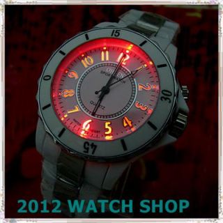 OHSEN Sport Mens 7 Color Backlight Sport Quartz Watch
