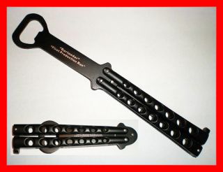    BOTTLE OPENER Practice BALISONG BUTTERFLY Knife Butter Fly Trainer