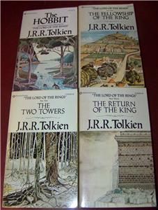 Tolkien Lord of The Rings and The Hobbit Vintage Gold Box 