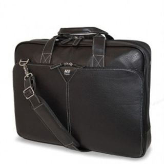 Mobile Edge Deluxe Leather Briefcase Laptop Cases Bags