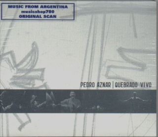 Pedro Aznar Quebrado Vivo SEALED 2 CD Set New 2009 Live