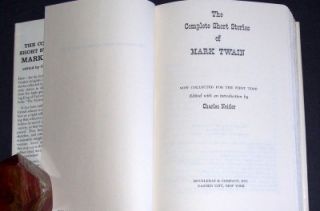 Vintage Book Club Edition * THE COMPLETE SHORT STORIES of MARK TWAIN 