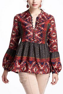   Zydeco Peasant Blouse by Konrad Joseph szL Ret$138 Fabulous