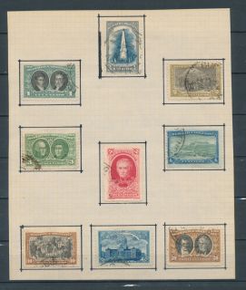 No 28555 Argentina Lot of Stamps on A Page