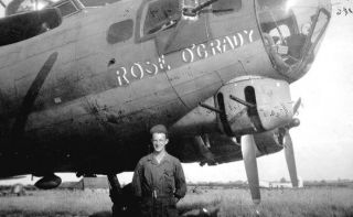 Boeing B 17 Flying Fortress Bomber WW 2 Artwork Sweet Rose OGrady 