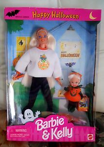 1994 Barbie & Kelly Happy Halloween Dolls Special Edition Gift Set 