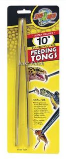   Reptile Aquarium Feeding Tongs Stainless Steel Snake Python Boa Bird