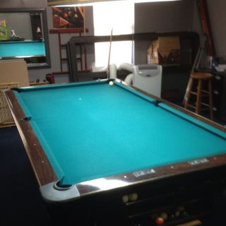 Brunswick MADALIST Commercial Pool Table W ball Return System