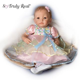 Adorable Baby Ella 19 inch Lifelike Baby Girl Doll by Ashton Drake 