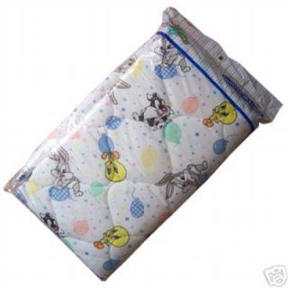 Baby Toddler Looney Tunes Quilt Crib Sheet Bed Rug Blanket Comforter 