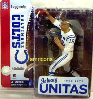 McFarlane Sports Baltimore Colts QB Johnny Unitas NFL Legends Series 1 