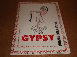Gypsy Louis Roberts Gisele Mackenzie Theatre Program