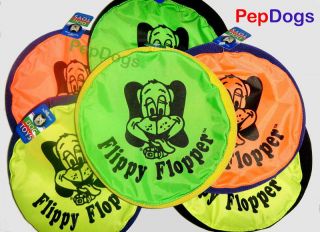 Flippy Flopper Flying Disc Small Dog Puppy Frisbee Toy