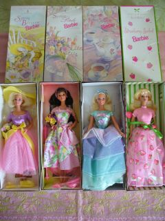Fabulous Barbie Avon Exclusive 4 Dolls Set