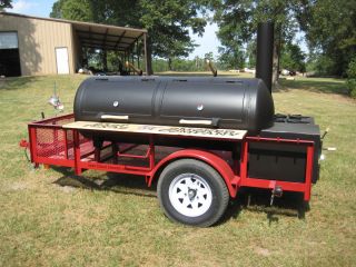 BBQ SMOKER TRAILER pit rig EAST TEXAS SMOKER COMPANY tailgater