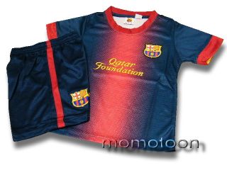 Kids Barcelona Messi Soccer Jersey Short Outfit Set Size XL Xmas Gift 