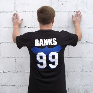Hawks Adam Banks 99 Jersey T Shirt Mighty Ducks Movie