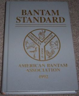 Bantam Standard American Bantam Association Chickens Ducks Roosters 