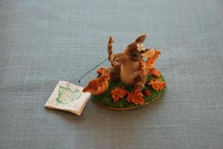 Charming Tails Maxines Leaf Collectors Ltd. Edition NEW in Box