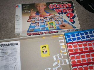 Vintage 1987 Guess Who Board Game Complete