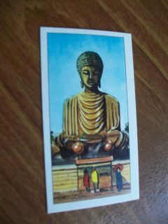 1960 Barratts Wonders Of The World Card #29 NMT MT Bronze Buddha At 