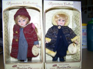   Porcelain Dolls Signature Collection by Barbara Lee with Boxes