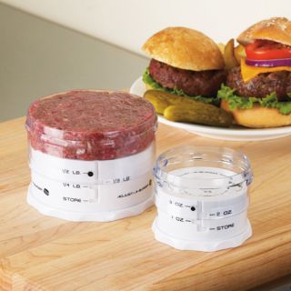 NEW KitchenArt # 18525 2 pc BBQ Barbeque Adjust A Burger & Slider 