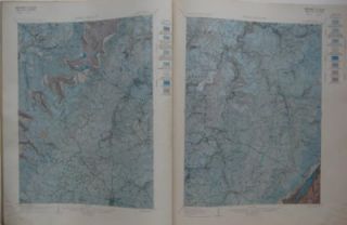 1934 Geologic Atlas Western Pennsylvania Coal Mine Maps