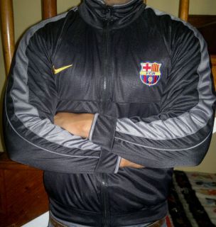 Soccer Barcelona Jacket Chaqueta Black Barca FCB B