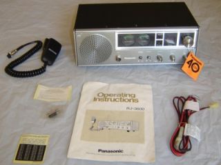   Panasonic rj 3600 CB receiver tranmitter radio base station 40 channel