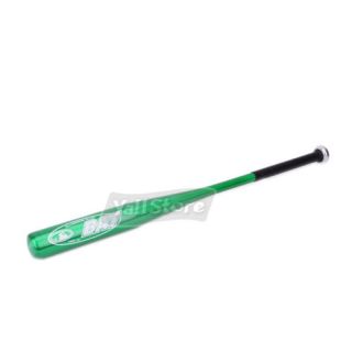 New 28“ Aluminum Alloy Rubber Grip Baseball Bat Green