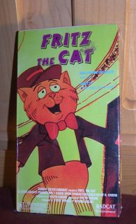 Fritz The Cat VHS   NIB   Never Opened   R. Crumb   Ralph Bakshi