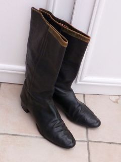   VICTORIAN CAVALRY OFFICERS LEATHER BOOTS BARTLEY SONS OXFORD ST LONDON