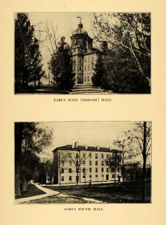 1936 Print Wi Madison University Bascom South Hall Original Historic 
