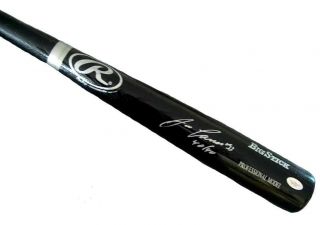 Jose Canseco Signed Auto Oakland Inscribed Baseball Bat