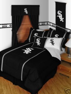 White Sox Queen Comforter Sheets MLB Bedding New