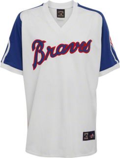 Atlanta Braves Cooperstown Throwback Baseball Jersey by Majestic XL 