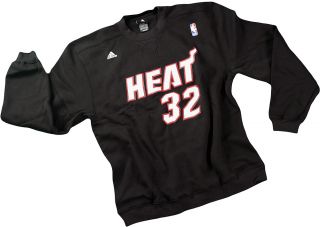 Basketball Miami Heat Shaquille ONeal 32 Adidas Fleece Crew 